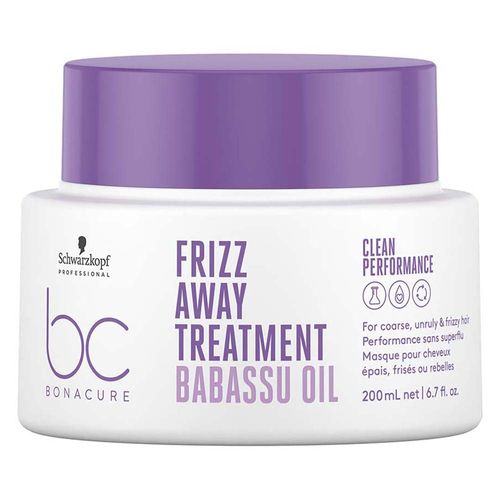 Schwarzkopf Bc Bonacure Frizz Away Máscara de Tratamento 200ml
