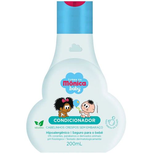 Condicionador Infantil Turma Da Mônica 200ml Cabelinhos Crespos