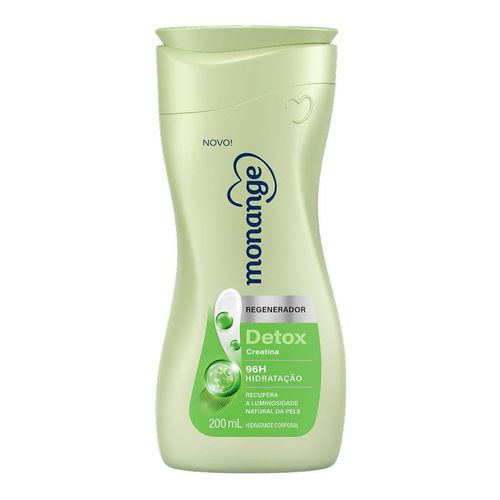 Hidratante Corporal Monange Detox Antipoluição Capim Limão 200Ml
