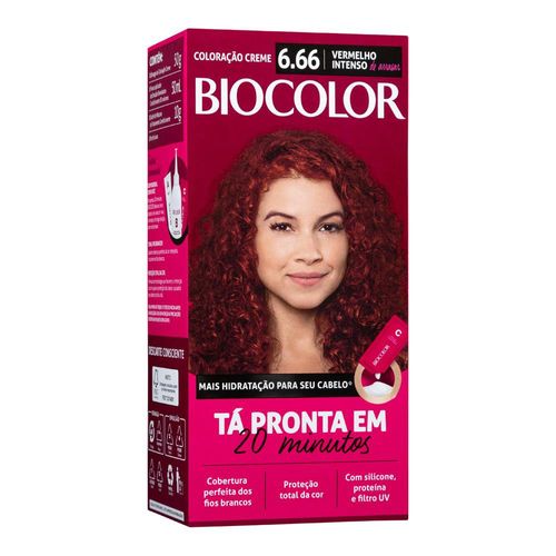 Biocolor Mini 6.66 Vermelho Intenso de Arrasar Biocolor Mini 6.66 Vermelho Intenso de Arrasar