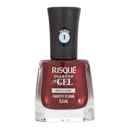 889997---Esmalte-Metalico-Gel-Risque-Diamond-Charlotte-de-Roma-9-5ml 889997---Esmalte-Metalico-Gel-Risque-Diamond-Charlotte-de-Roma-9-5ml