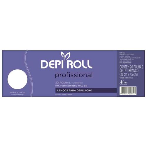 Lenços Para Depilação Depi Roll 20 Unidades Lenços Para Depilação Depi Roll 20 Unidades