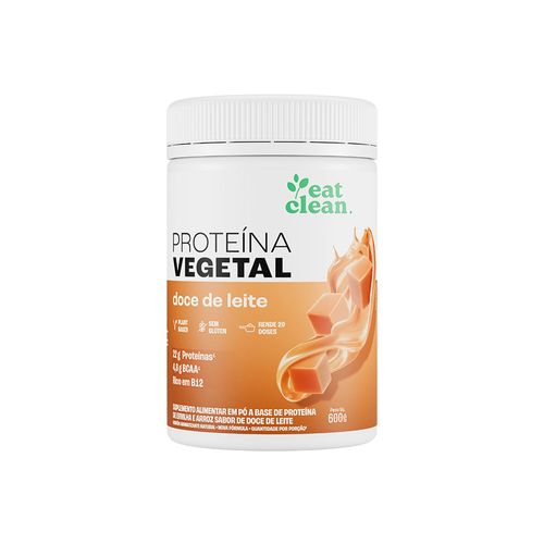 Proteína Vegetal Doce de Leite - 600g Doce de Leite - 600g Proteína Vegetal Doce de Leite - 600g Doce de Leite - 600g