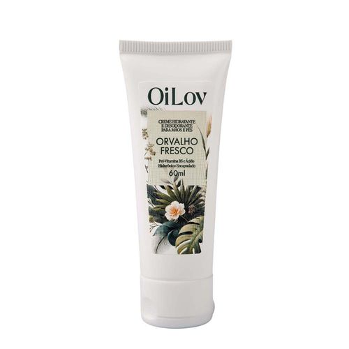 Creme Mãos e Pés Orvalho Fresco OiLov 60ml 13cm sem cor