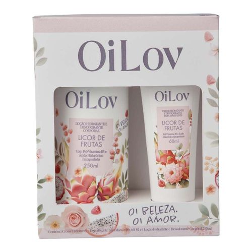 KIT Loção Hidratante + Creme Mãos e Pés Licor de Frutas OiLov Incolor KIT Loção Hidratante + Creme Mãos e Pés Licor de Frutas OiLov Incolor