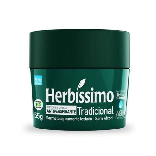 Desodorante Creme Herbissimo 55g Tradicional