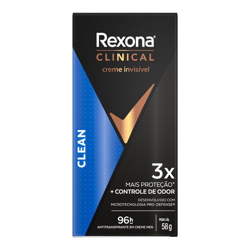 824445---Desodorante-Rexona-Clinical-Clean-Creme-58g 824445---Desodorante-Rexona-Clinical-Clean-Creme-58g