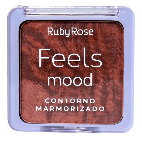 Paleta de Contorno Marmorizado Feels Mood Dark Ruby Rose