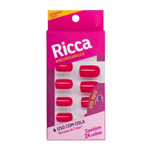 Unhas Ricca Rosa Magia Ref: 1329 Unhas Ricca Rosa Magia Ref: 1329