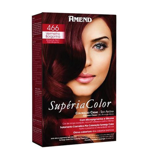 Tonalizante Amend Supéria Color Sem Amônia Cor:466 Vermelho Borgonha Tonalizante Amend Supéria Color Sem Amônia Cor:466 Vermelho Borgonha