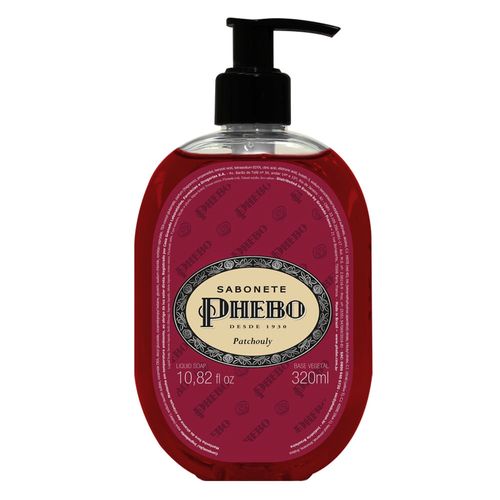 Sabonete Líquido Patchouly 320ml Phebo