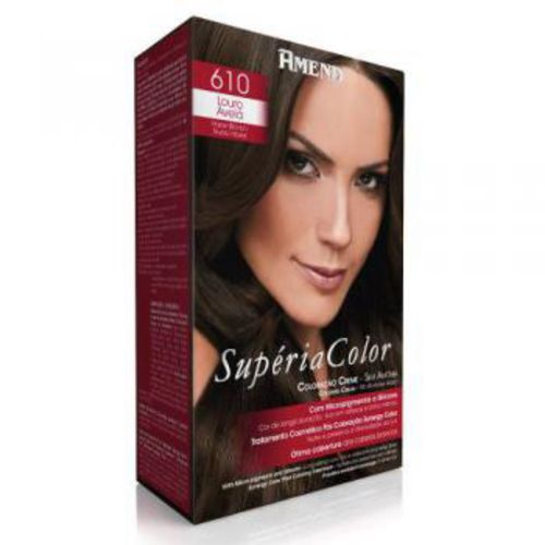 Tonalizante Amend Supéria Color Sem Amônia Cor:610 Louro Avelã Tonalizante Amend Supéria Color Sem Amônia Cor:610 Louro Avelã