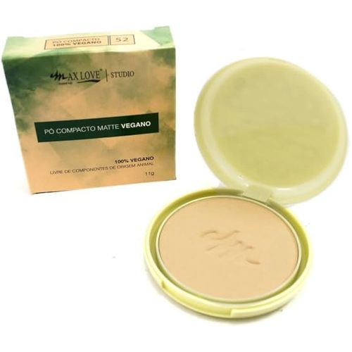 Pó Compacto Matte Vegano Cor: 52 Max Love