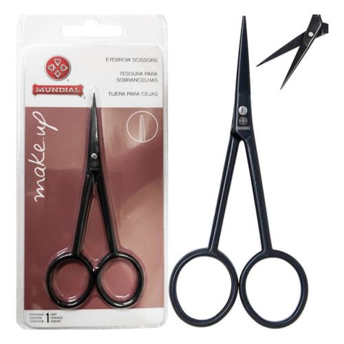 Tesoura Para Pelos e Sobrancelhas Mundial Bc-321