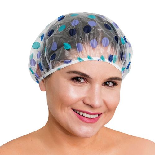 Touca Para Banho Estampada Ricca Touca Para Banho Estampada Ricca