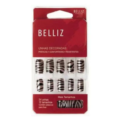 Unhas Belliz Zebra Unhas Belliz Zebra