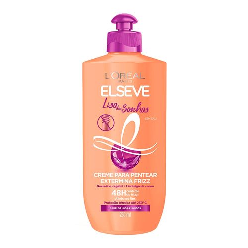 Loreal Creme de Pentear Elseve Liso Sonhos 250ml Loreal Creme de Pentear Elseve Liso Sonhos 250ml