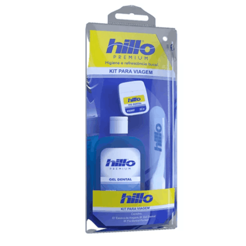 Kit Viagem Hillo Escova Dental + Gel Dental + Fio Dental Kit Viagem Hillo Escova Dental + Gel Dental + Fio Dental