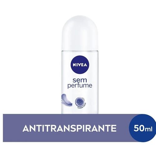Kit com 3 Unidades de Nivea Desodorante Roll On Sensitive Sem Perfume 50ml Kit com 3 Unidades de Nivea Desodorante Roll On Sensitive Sem Perfume 50ml