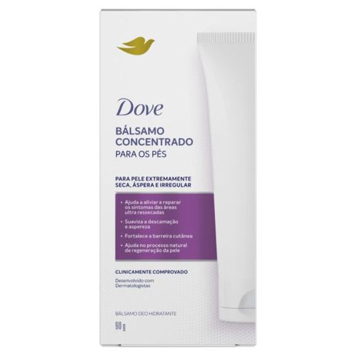 Kit com 3 Unidades de Bálsamo Concentrado para os Pés Dove Caixa 90g