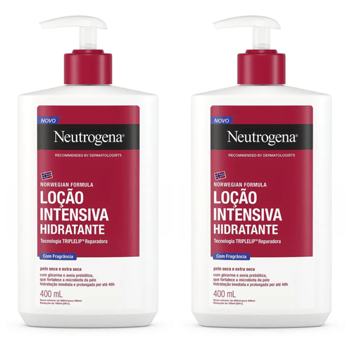 Kit com 2 Unidades de Neutrogena Hidratante Norwegian Com Fragrância 400ml Kit com 2 Unidades de Neutrogena Hidratante Norwegian Com Fragrância 400ml