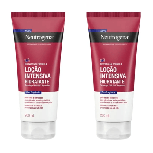 Kit com 2 Unidades de Hidratante Corporal Neutrogena Norwegian Com Fragrância 200ml