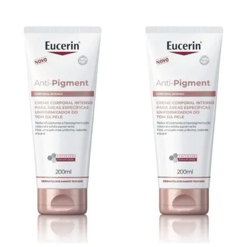 Kit com 2 Unidades de Eucerin Anti-Pigment Creme Corporal Áreas Específicas 200ml Kit com 2 Unidades de Eucerin Anti-Pigment Creme Corporal Áreas Específicas 200ml