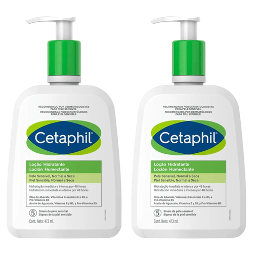 Kit com 2 Unidades de Cetaphil Loção Hidratante 473 Ml Kit com 2 Unidades de Cetaphil Loção Hidratante 473 Ml