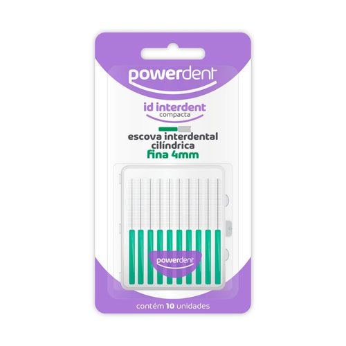 Escova Interdental Powerdent Fina 4mm Escova Interdental Powerdent Fina 4mm