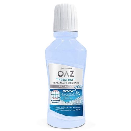 Enxaguante Antisséptico Bucal Oaz Prosensi Menta Sem Álcool 250Ml