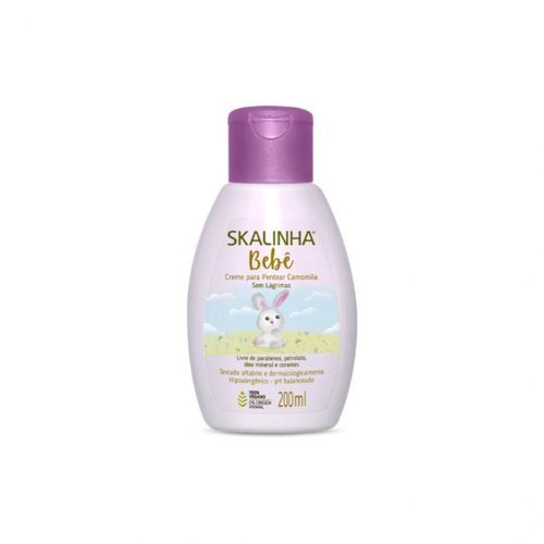 Creme Para Pentear Infantil Skalinha 200g Bebe Camomila Creme Para Pentear Infantil Skalinha 200g Bebe Camomila