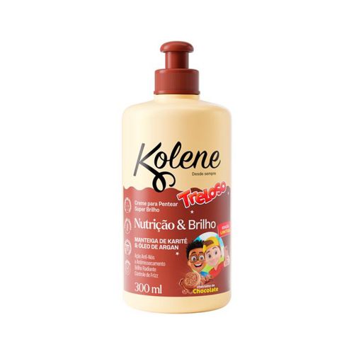 Creme Para Pentear Infantil Kolene 300ml Treloso/Chocolate Creme Para Pentear Infantil Kolene 300ml Treloso/Chocolate
