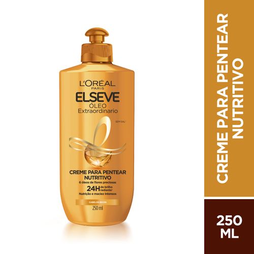Creme Para Pentear L'oréal Paris Elseve Óleo Extraordinário 250ml Creme Para Pentear L'oréal Paris Elseve Óleo Extraordinário 250ml