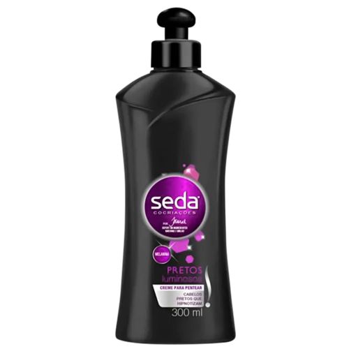 Creme Para Pentear Seda Pretos Luminosos 300ml Creme Para Pentear Seda Pretos Luminosos 300ml