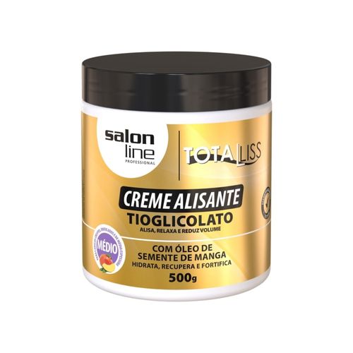Creme Alisante Salon Line Óleo De Manga Médio 500g Creme Alisante Salon Line Óleo De Manga Médio 500g