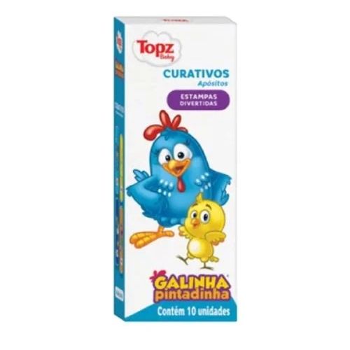 Curativo Topz Galinha Pintadinha 10 Unidades Curativo Topz Galinha Pintadinha 10 Unidades