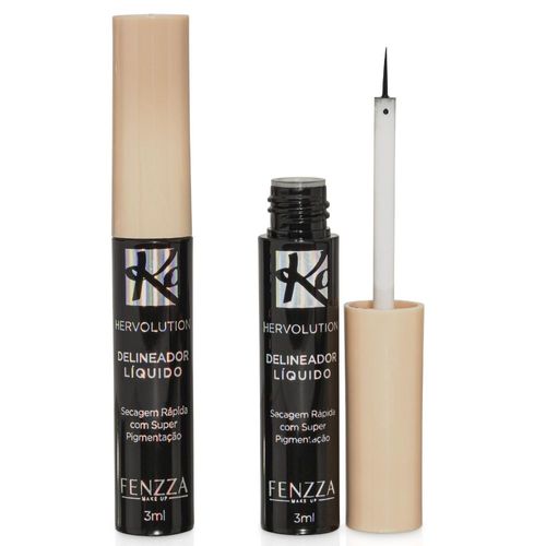 Delineador Líquido Hervolution Fenzza Make Up Fz13020