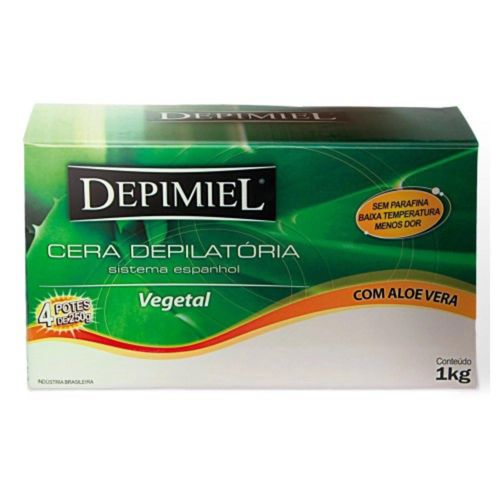 Cera Depilatória Depimiel Vegetal 1kg Cera Depilatória Depimiel Vegetal 1kg