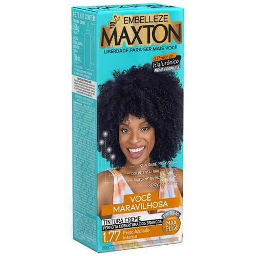 Tinta de Cabelo Embelleze Maxton Preto Azulado Intenso 1.77