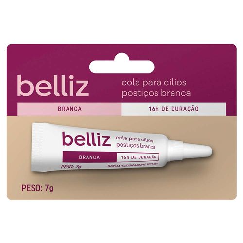 Cola para Cílios Postiços Belliz 7G Branca