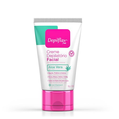 Creme Depilatório Depilflax Facial 50g Creme Depilatório Depilflax Facial 50g