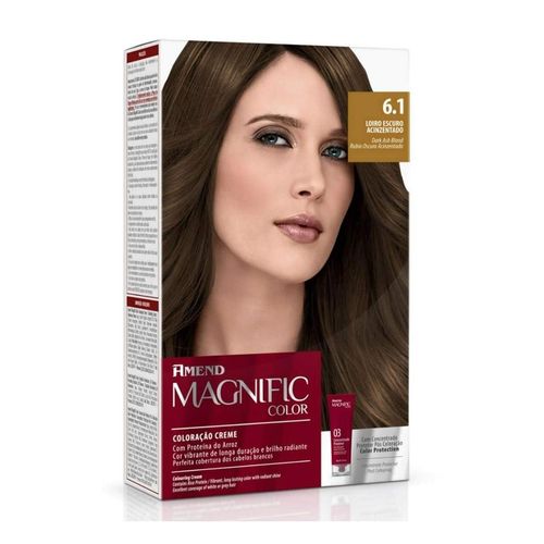 Coloração 6.1 Louro Escuro Acinzentado Magnific Amend Coloração 6.1 Louro Escuro Acinzentado Magnific Amend