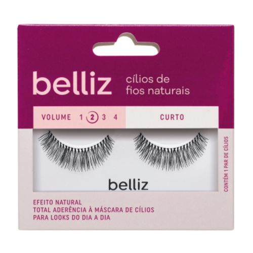 Belliz Cílios Postiços 3D Volume 2 Curto 202 Belliz Cílios Postiços 3D Volume 2 Curto 202