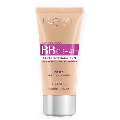 BB Cream L'Oréal Paris Dermo Expertise Base FPS 20 Morena 30ml BB Cream L'Oréal Paris Dermo Expertise Base FPS 20 Morena 30ml