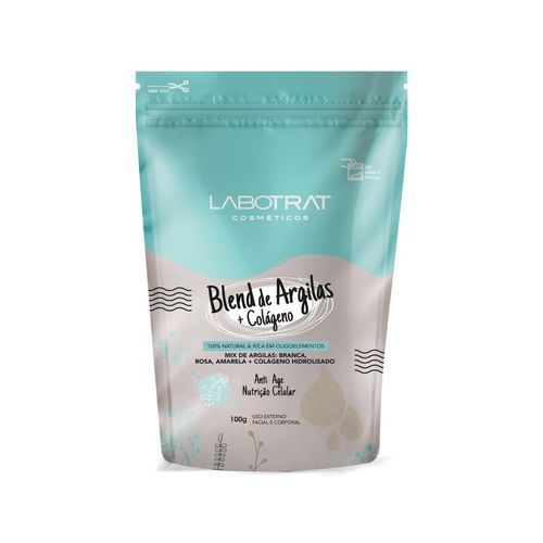 Blend De Argilas c/ Colágeno 100G Labotrat Blend De Argilas c/ Colágeno 100G Labotrat