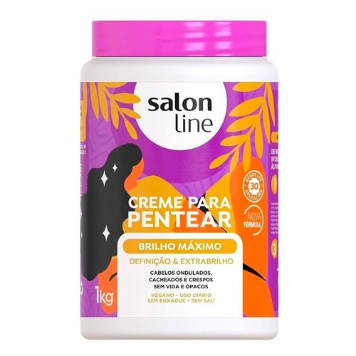 Creme de Pentear Salon Line Brilho Maximo 1Kg