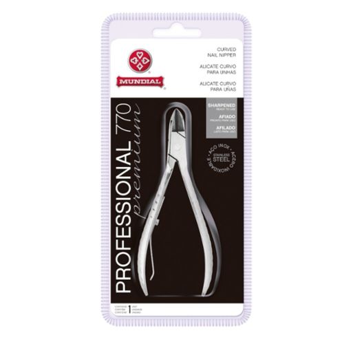 Alicate De Unha Mundial Profissional Inox Lâmina Curva 770 Alicate De Unha Mundial Profissional Inox Lâmina Curva 770