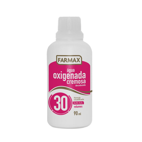Água Oxigenada Farmax Cremosa 90ml Vol. 30 Água Oxigenada Farmax Cremosa 90ml Vol. 30
