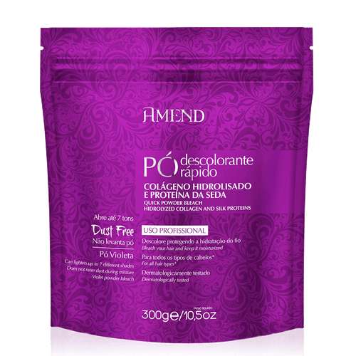 Amend Pó Descolorante Colágeno e Proteina da Seda 300g Amend Pó Descolorante Colágeno e Proteina da Seda 300g