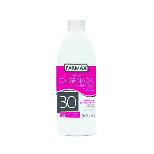 Água Oxigenada Farmax Cremosa 30 Vol 900ml Água Oxigenada Farmax Cremosa 30 Vol 900ml